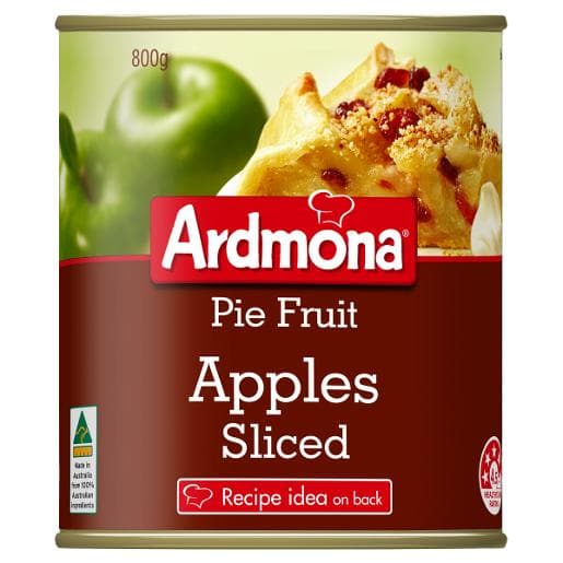 Apple slices Ardmona 800g