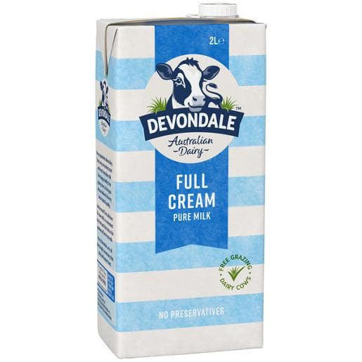 Devondale Long life full cream milk