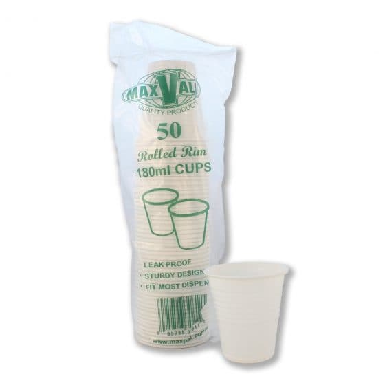 White Plastic Cups