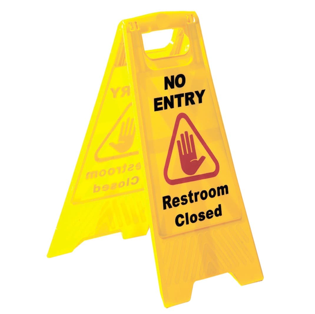 No Entry A-Frame Floor Sign