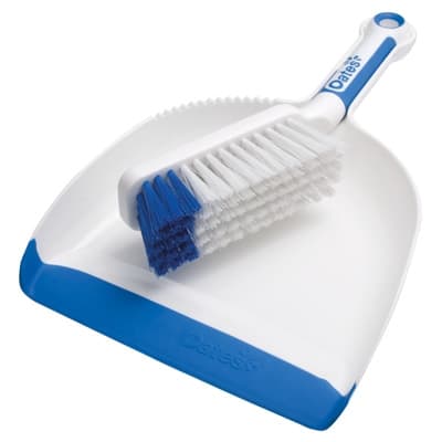 Plastic Dustpan and Banister Set