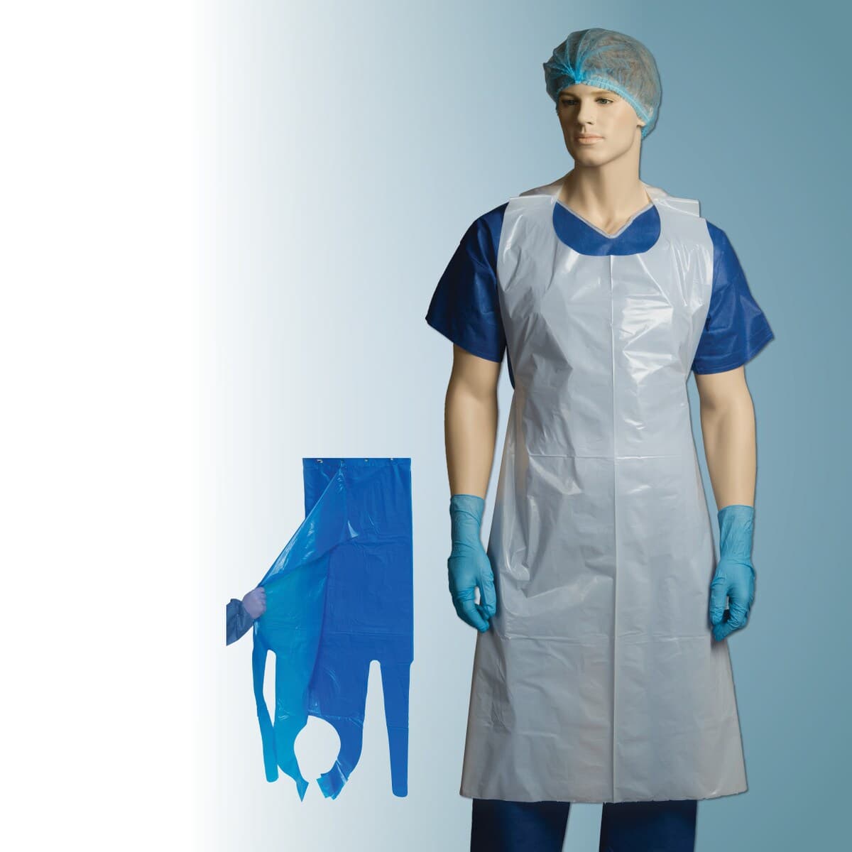 Disposable Aprons Blue