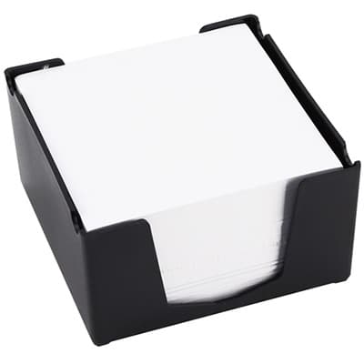 Memo Cube Holder with Paper