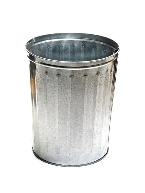 Civic Galvanised Bin