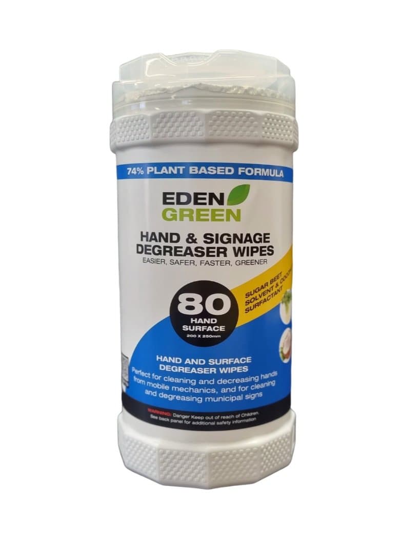 Eden Green Hand & Signage Degreaser Wipes