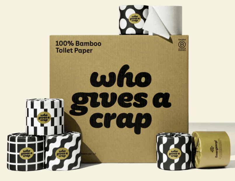 Who Gives A Crap Bamboo Toilet Paper